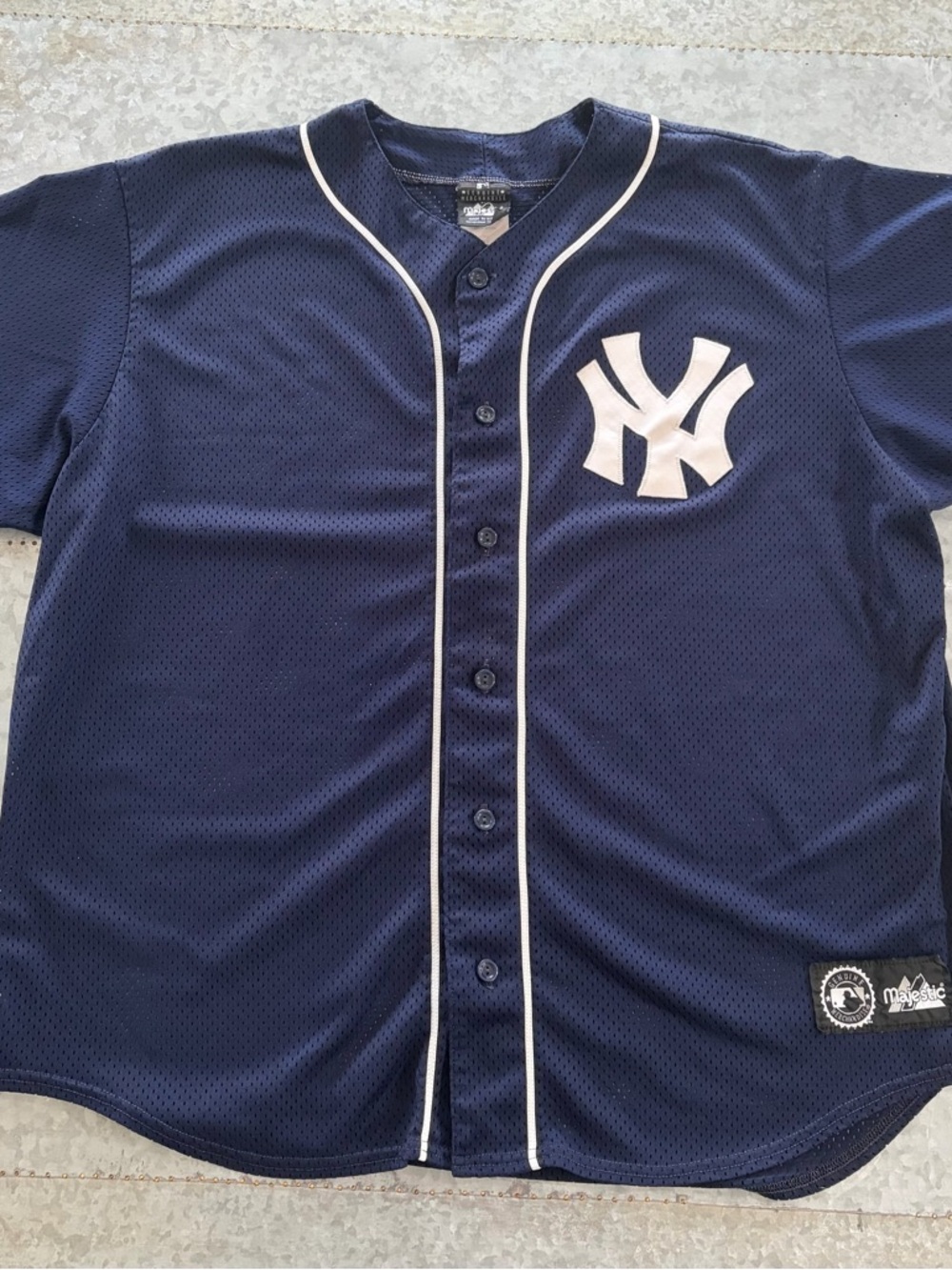 Vintage New York Yankees Baseball Jersey by Majestic, 2XL, Made in USA